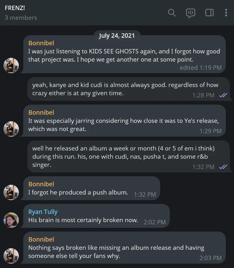 telegram chat