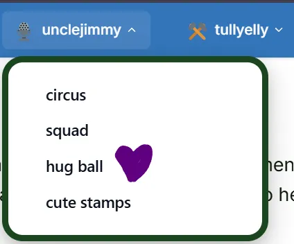 hug ball menu