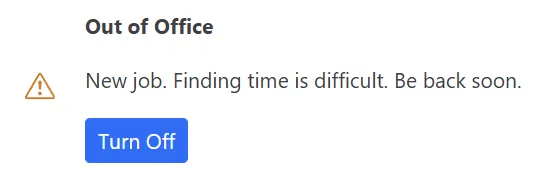 out of office