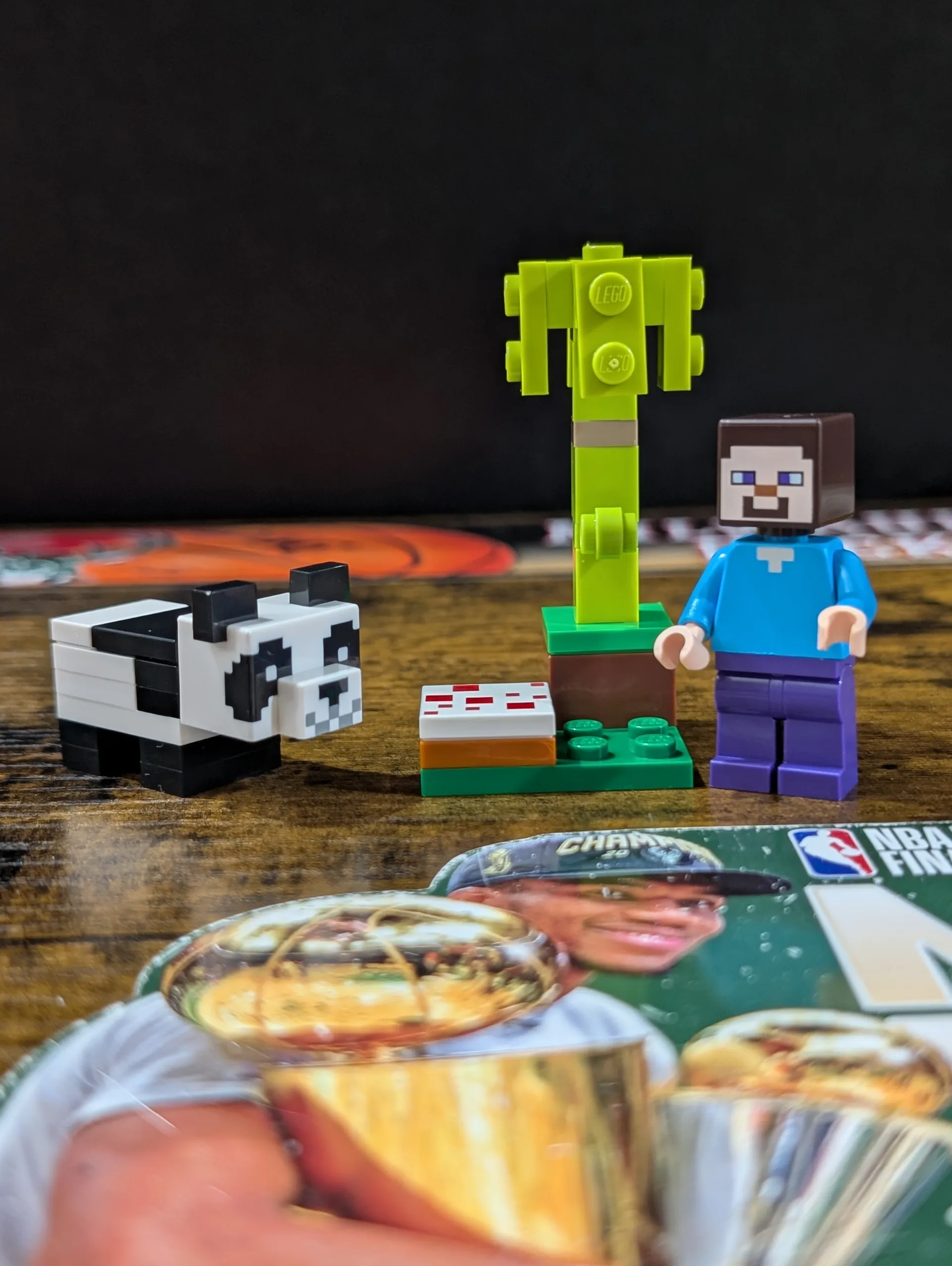 steve and baby panda